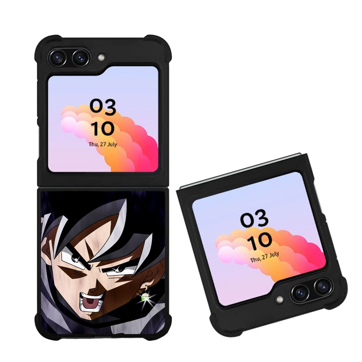 black goku dragon ball super Case Samsung Galaxy Z Flip 5 5G BC1372