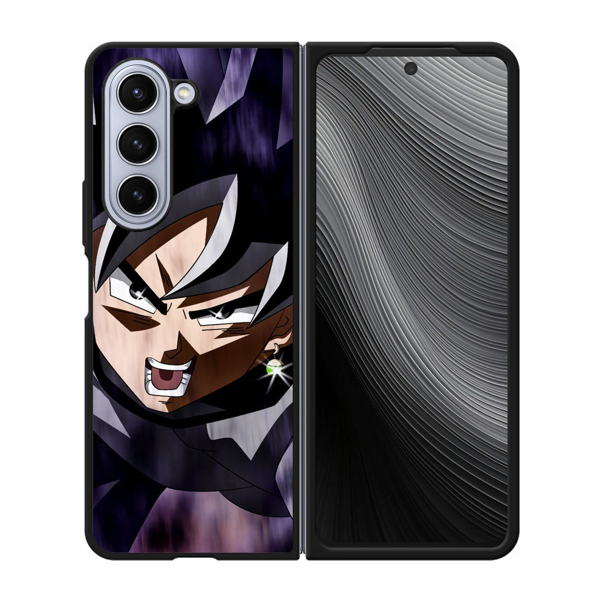 black goku dragon ball super Case Samsung Galaxy z Fold 5 5G BC1372
