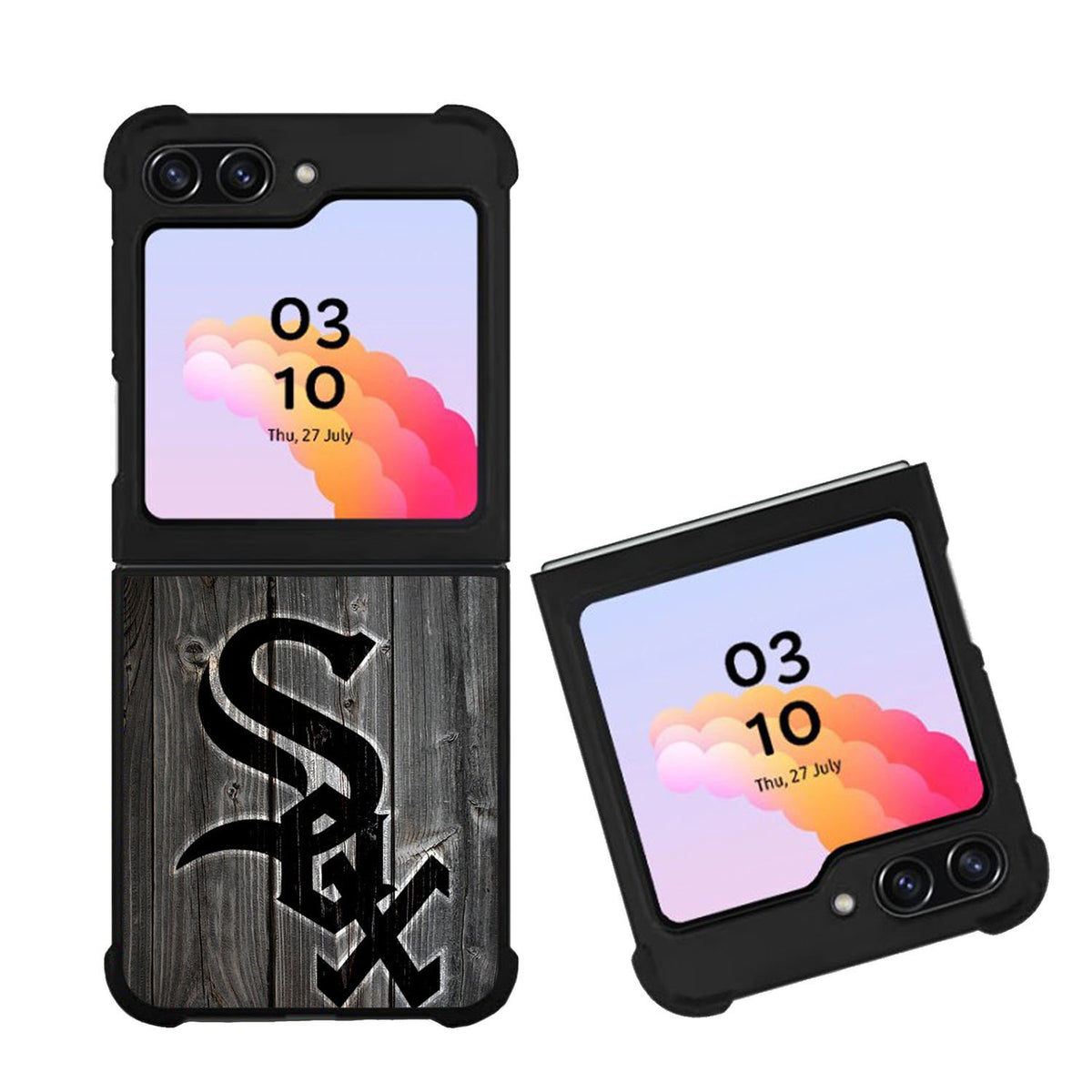 Chicago White Sox wood Case Samsung Galaxy Z Flip 5 5G BC1375