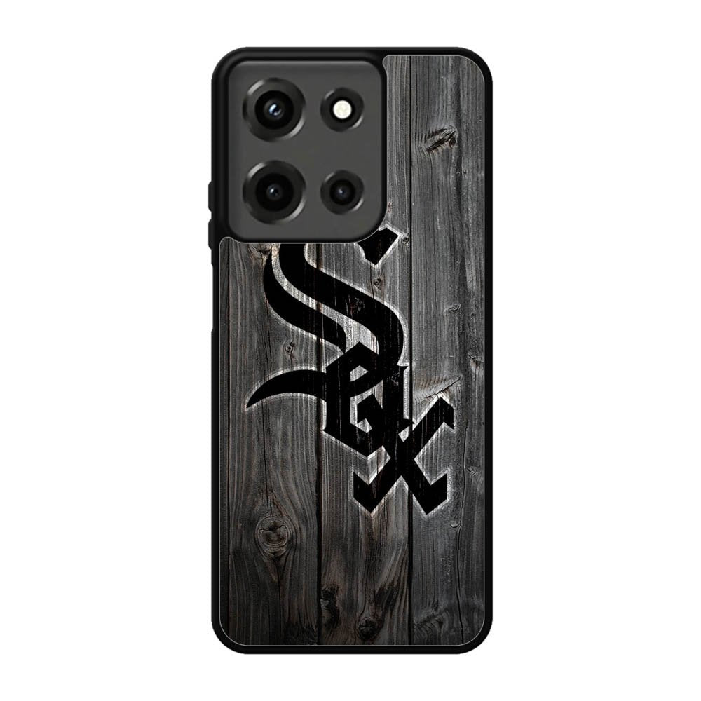 Chicago White Sox wood Motorola Moto G 5G 2025 Case BC1375