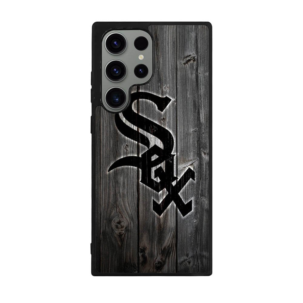 Chicago White Sox wood Case Samsung Galaxy S25 Ultra 5G BC1375