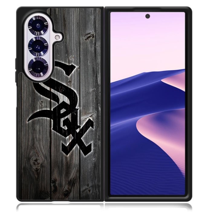 Chicago White Sox wood Samsung Galaxy Z Fold 7 5G Case BC1375
