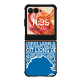 NFL Detroit Lions Motorola Moto Razr 2025/2024 , Moto Razr 60/50 Case BC1378
