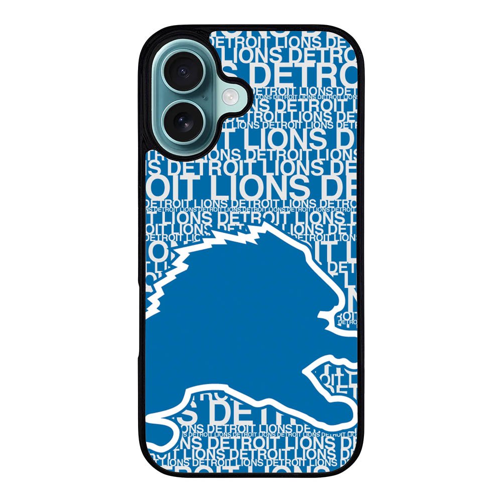 NFL Detroit Lions Case iPhone 16 Plus BC1378