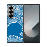 NFL Detroit Lions Case Samsung Galaxy Z Fold 6 5G BC1378