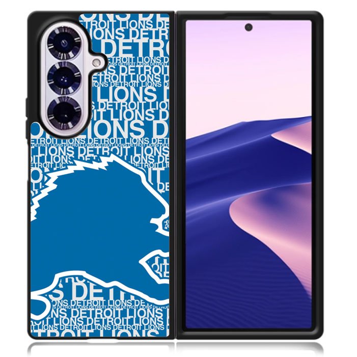NFL Detroit Lions Samsung Galaxy Z Fold 7 5G Case BC1378