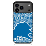 NFL Detroit Lions iPhone 17 Pro Case BC1378