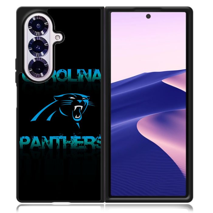 carolina panthers logo Samsung Galaxy Z Fold 7 5G Case BC1379