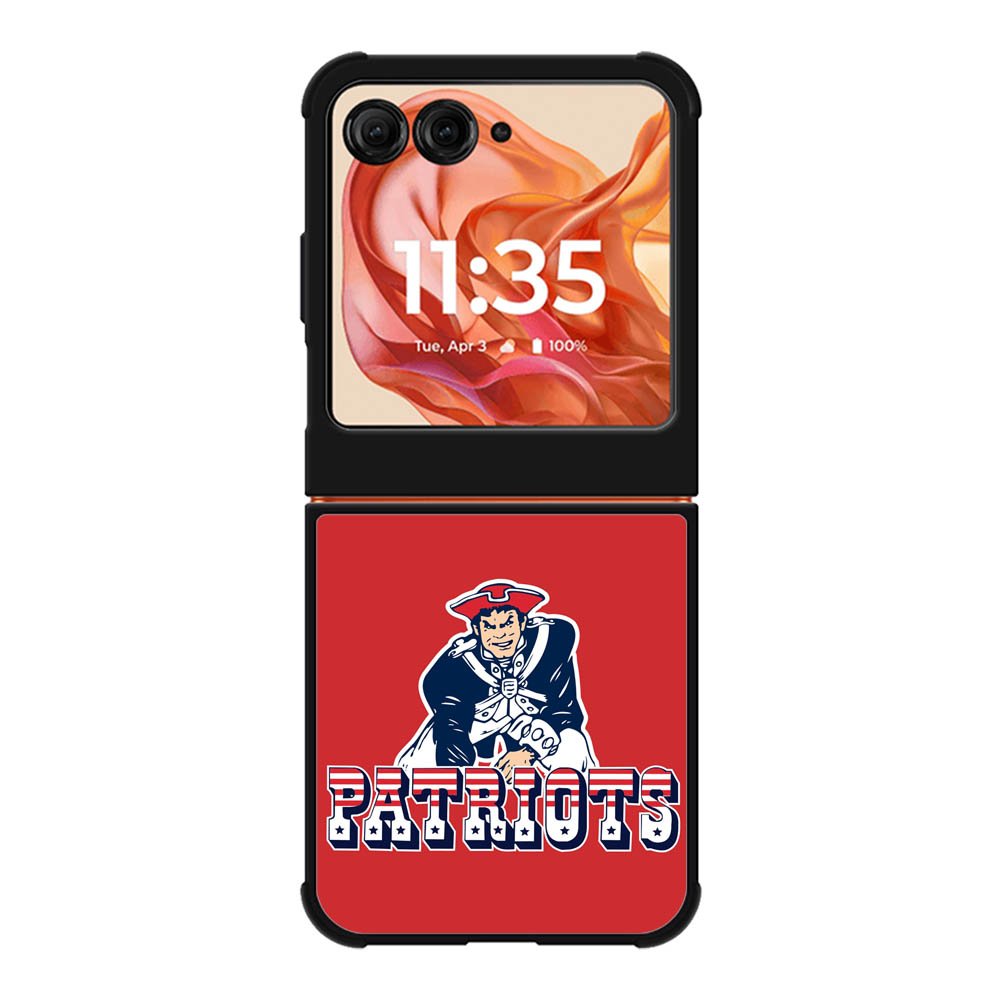 New England Patriots Motorola Moto Razr 2025/2024 , Moto Razr 60/50 Case BC1384
