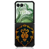 World of Warcraft Alliance Gold Logo Z4196 Motorola Moto Razr+ Plus 2024/2025 Case, Motorola Razr 50 Ultra/50s Ultra Case