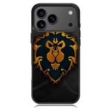 World of Warcraft Alliance Gold Logo Z4196 iPhone 17 Pro Max Case