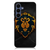 World of Warcraft Alliance Gold Logo Z4196 Samsung Galaxy S25 FE Case