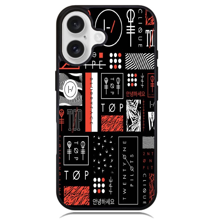 Twenty One Pilots Stripe Logo Case iPhone 16 BC1392