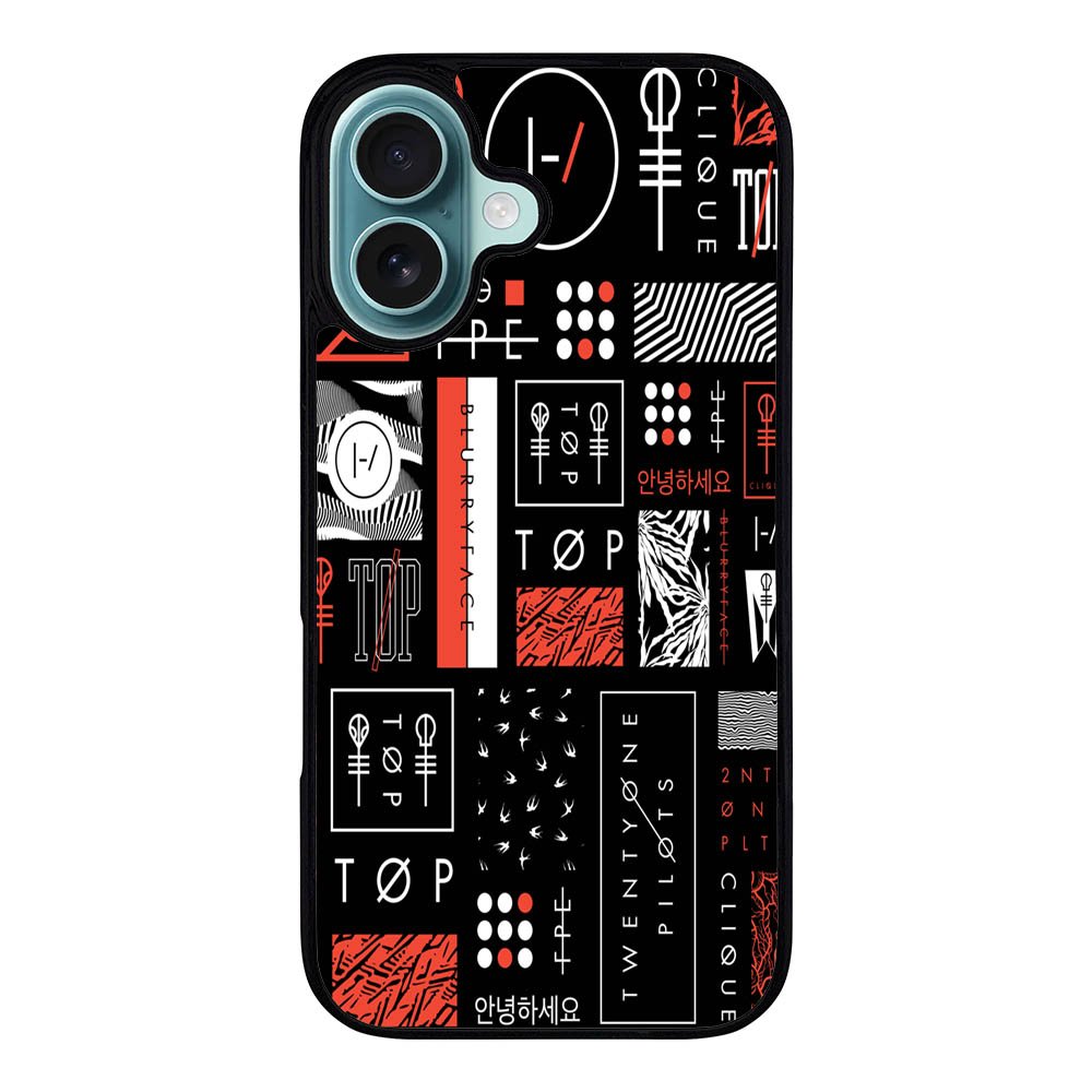 Twenty One Pilots Stripe Logo Case iPhone 16 Plus BC1392