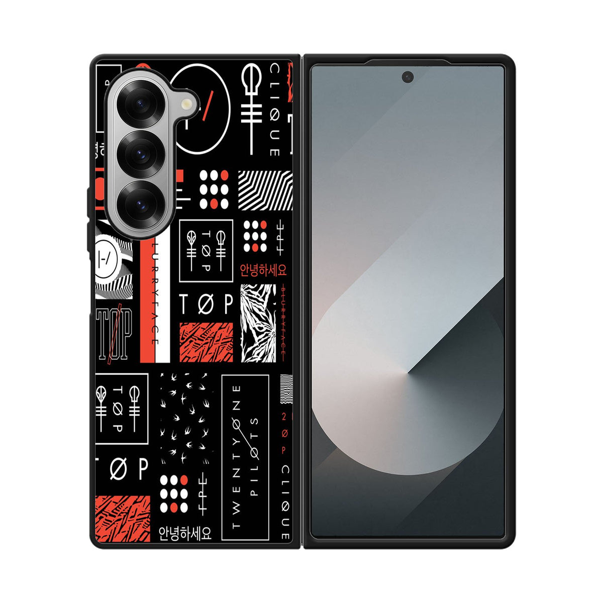 Twenty One Pilots Stripe Logo Case Samsung Galaxy Z Fold 6 5G BC1392