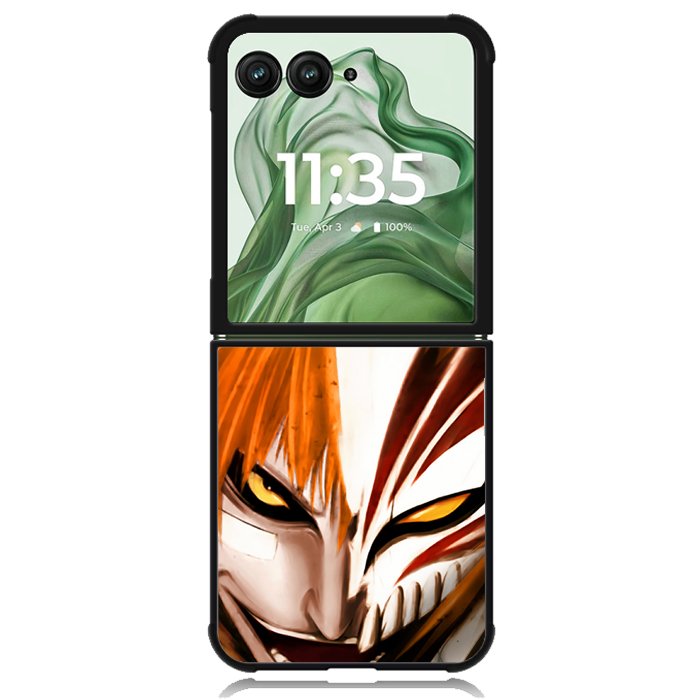 Bleach Ichigo Hollow Z4239 Motorola Moto Razr+ Plus 2024/2025 Case, Motorola Razr 50 Ultra/50s Ultra Case