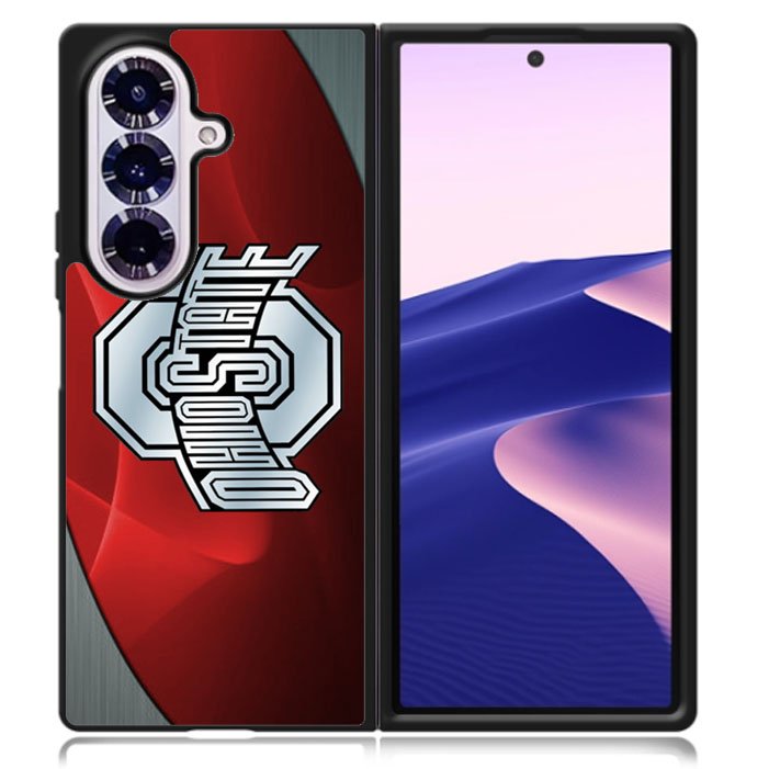 Ohio State Red Samsung Galaxy Z Fold 7 5G Case BC1398