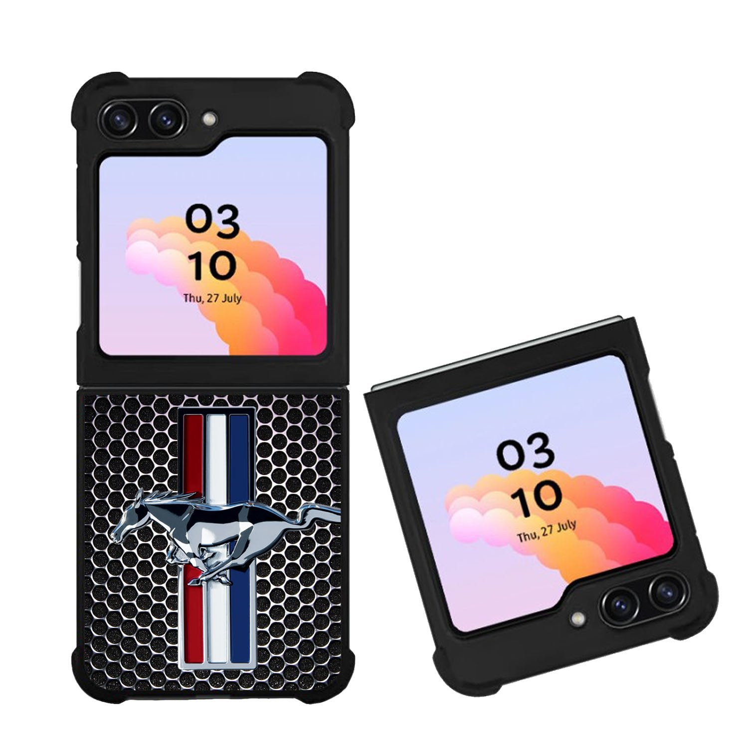 FORD MUSTANG CARBON FIBER Case Samsung Galaxy Z Flip 5 5G BC1405