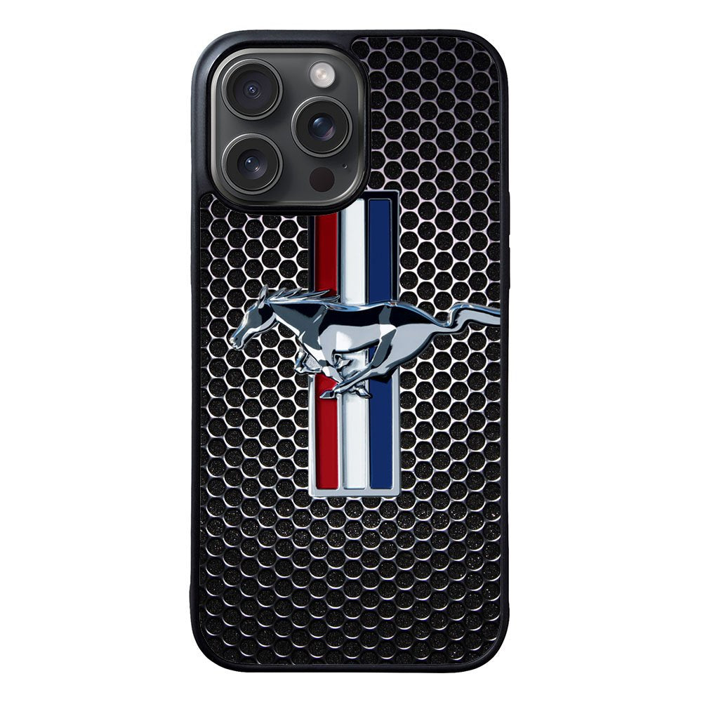 FORD MUSTANG CARBON FIBER Case iPhone 15 Pro BC1405