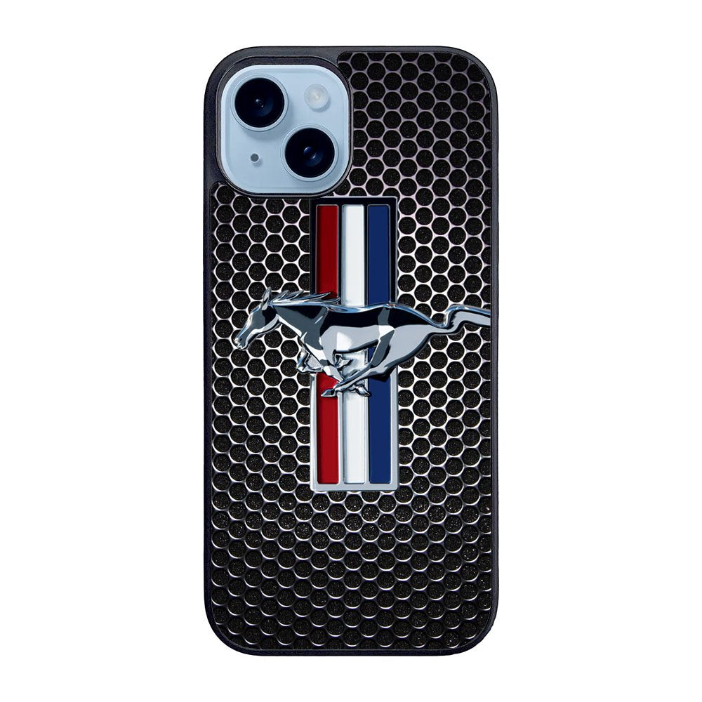 FORD MUSTANG CARBON FIBER Case iPhone 15 Plus BC1405