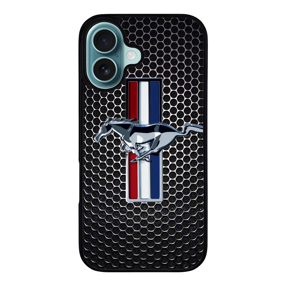 FORD MUSTANG CARBON FIBER Case iPhone 16 Plus BC1405