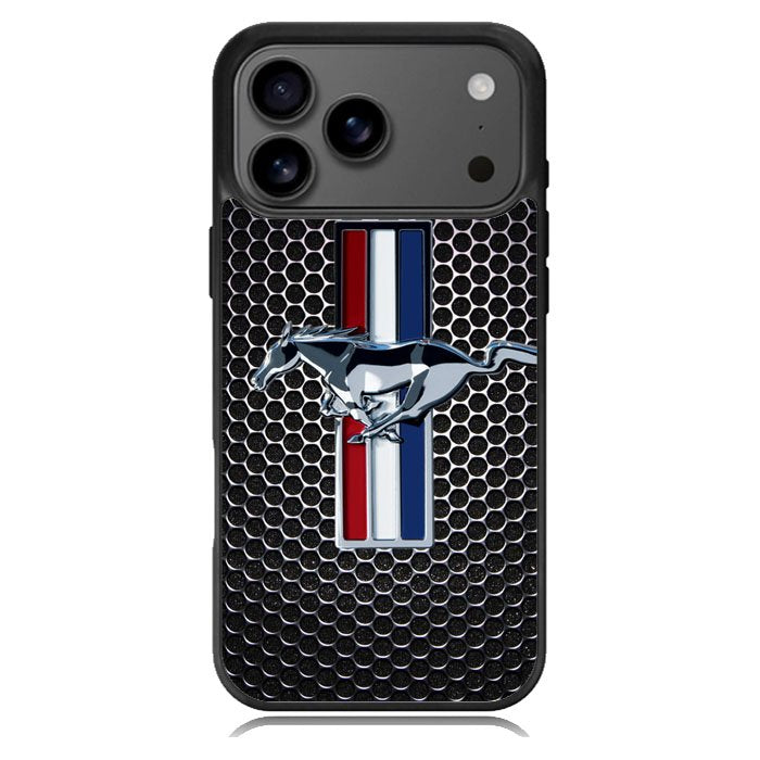 FORD MUSTANG CARBON FIBER iPhone 17 Pro Max Case BC1405