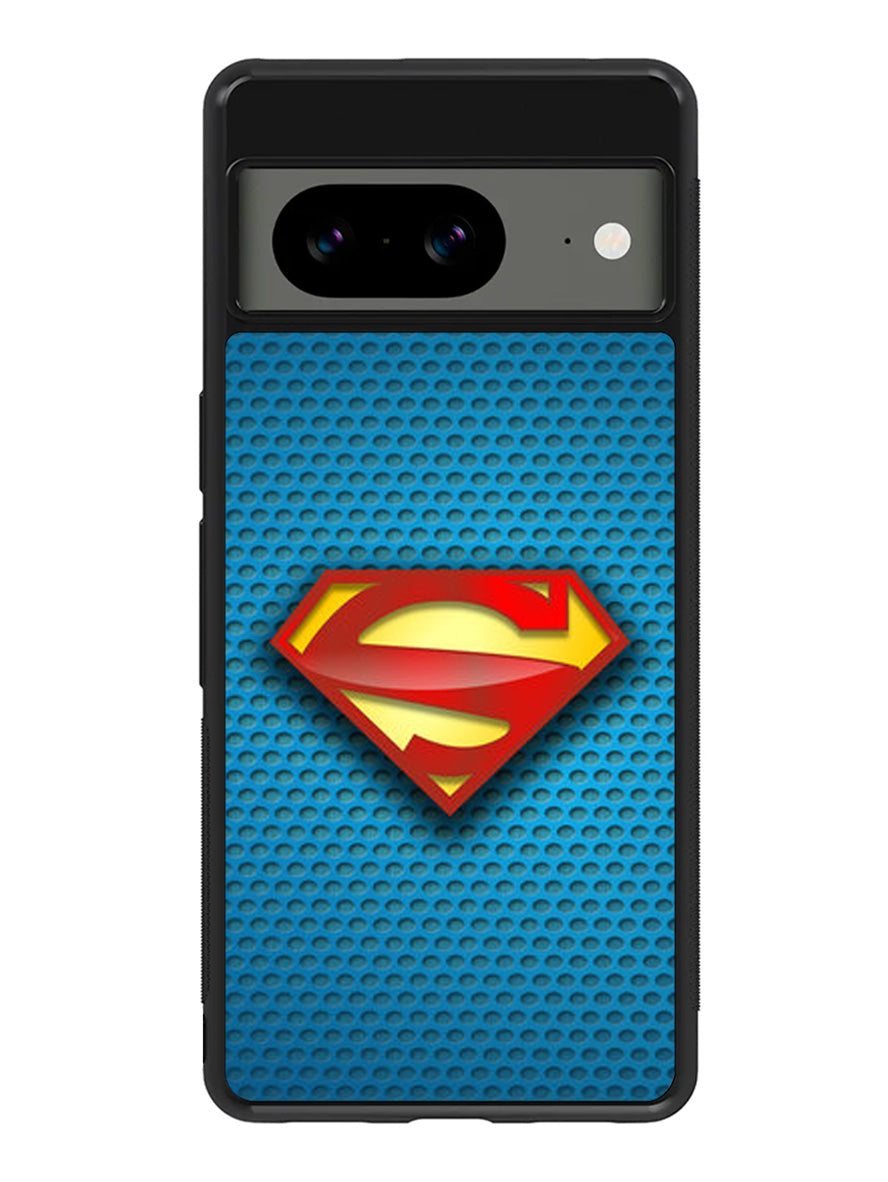 Superman Blue Carbon Logo Google Pixel 8a Case
