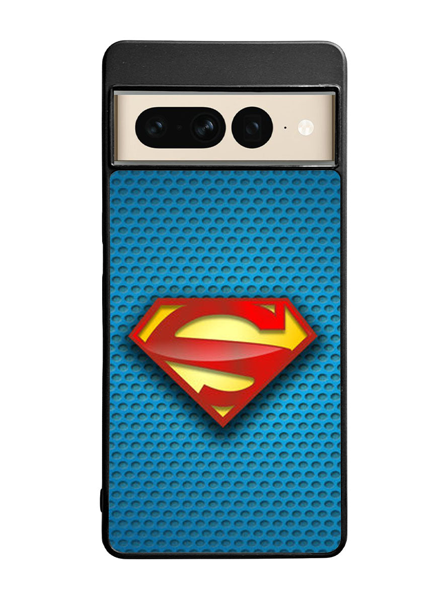 Superman Blue Carbon Logo Google Pixel 7 Pro Case