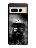 Doctor Who Tardis Police Box Black White Google Pixel 7 Pro Case