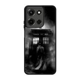 Doctor Who Tardis Police Box Black White Motorola Moto G 5G 2025 Case FE6741