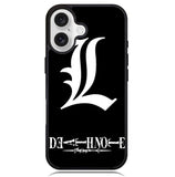 Death Note Light Logo Z4365 iPhone 16 Plus Case