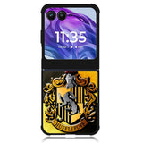 harry potter logo hufflepuff Motorola Moto Razr 2024 , Moto Razr 50 Case