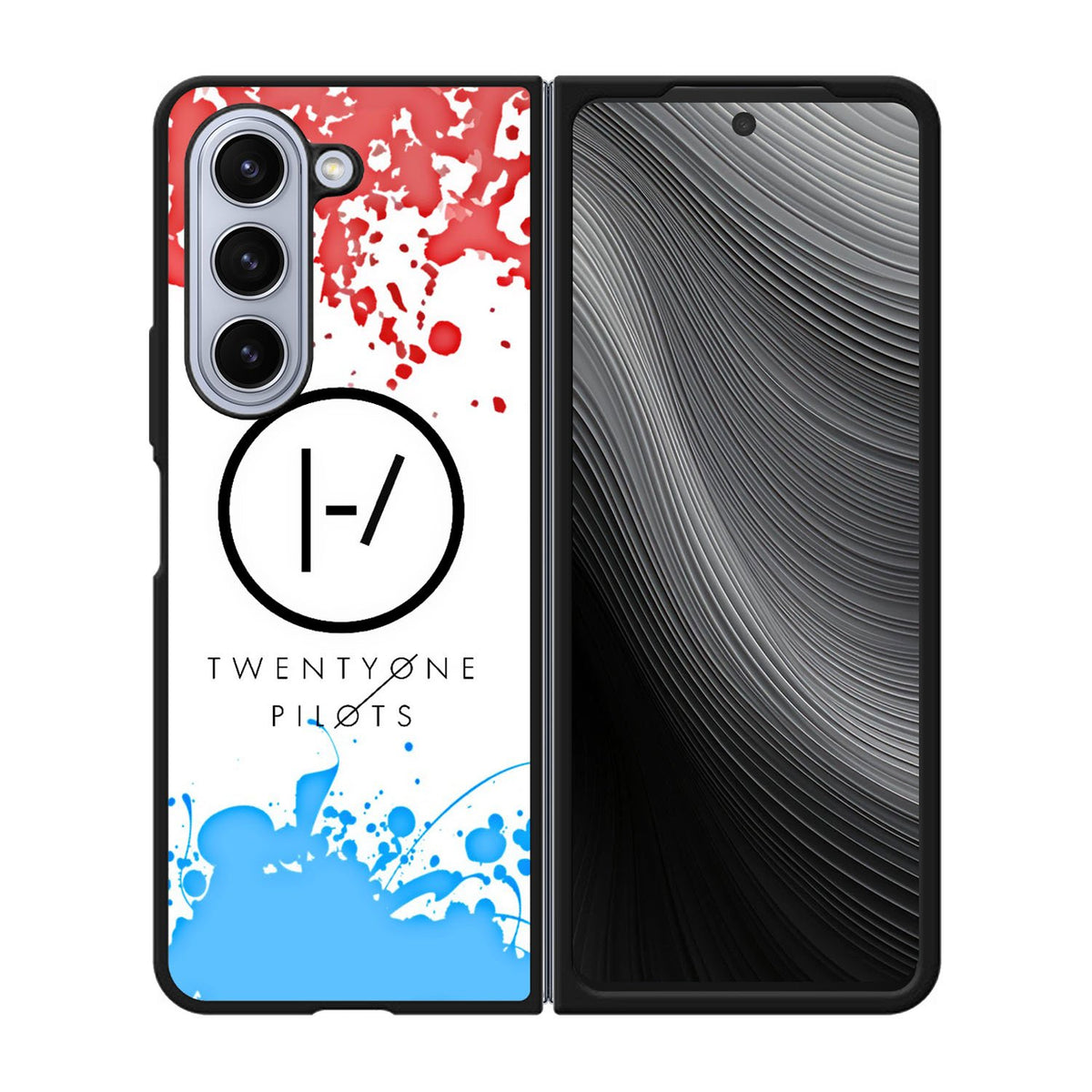 21 Twenty One Pilots Red Blue Case Samsung Galaxy z Fold 5 5G BC1413