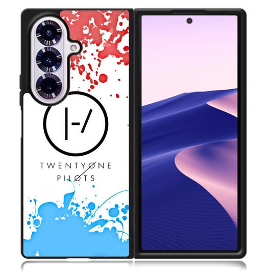 21 Twenty One Pilots Red Blue Samsung Galaxy Z Fold 7 5G Case BC1413