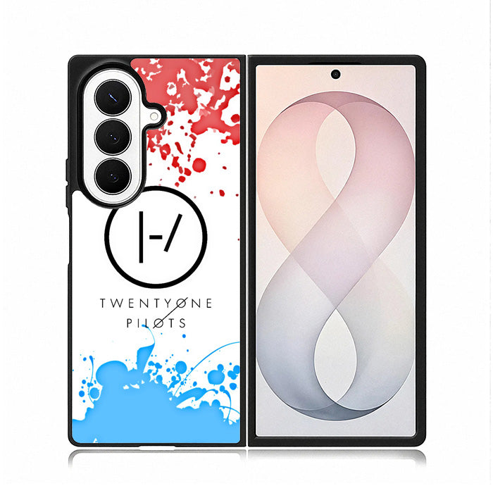 21 Twenty One Pilots Red Blue Samsung Galaxy Z Fold 8 Ultra Case BC1413
