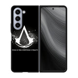 Assassins Creed Symbol Glow Case Samsung Galaxy z Fold 5 5G BC1414