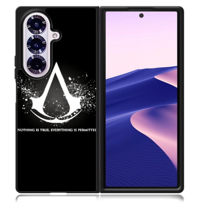 Assassins Creed Symbol Glow Samsung Galaxy Z Fold 7 5G Case BC1414