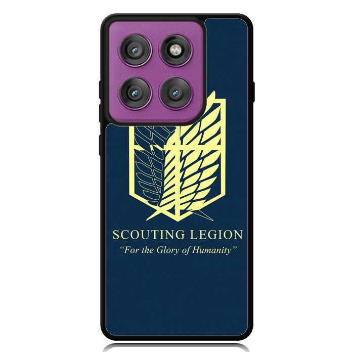 attack on titan Logo minimalist Z4442 Motorola Moto Edge 2025 | Moto Edge 60 Fusion | Moto Edge 60 Pro Case