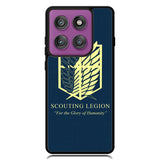 attack on titan Logo minimalist Z4442 Motorola Moto Edge 2025 | Moto Edge 60 Fusion | Moto Edge 60 Pro Case