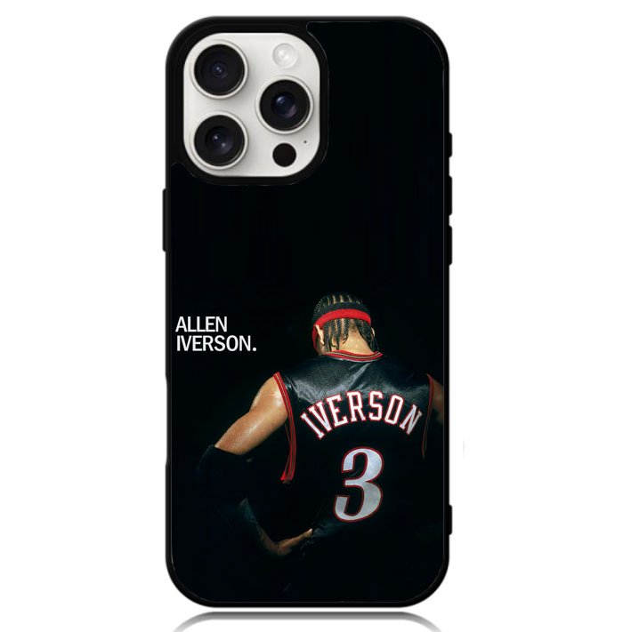 Allen Iverson  Black Case iPhone 16 Pro Max BC1416