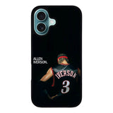 Allen Iverson  Black Case iPhone 16 Plus BC1416