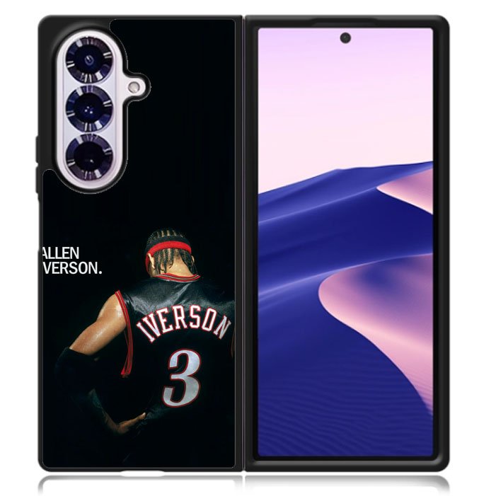 Allen Iverson  Black Samsung Galaxy Z Fold 7 5G Case BC1416
