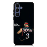Allen Iverson  Black Samsung Galaxy S25 FE Case BC1416