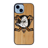 Anaheim Ducks logo wood Case iPhone 15 BC1417