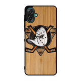 Anaheim Ducks logo wood Case Samsung Galaxy A07 BC1417