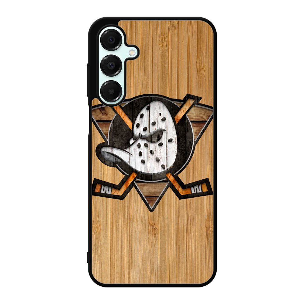 Anaheim Ducks logo wood Samsung Galaxy A16 Case BC1417
