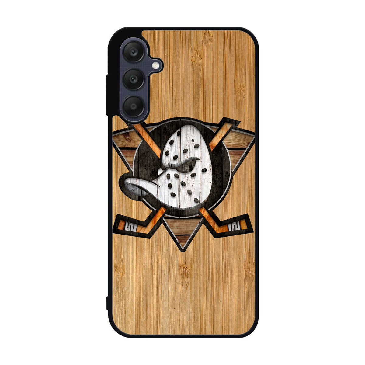 Anaheim Ducks logo wood Samsung Galaxy A25 5G Case BC1417