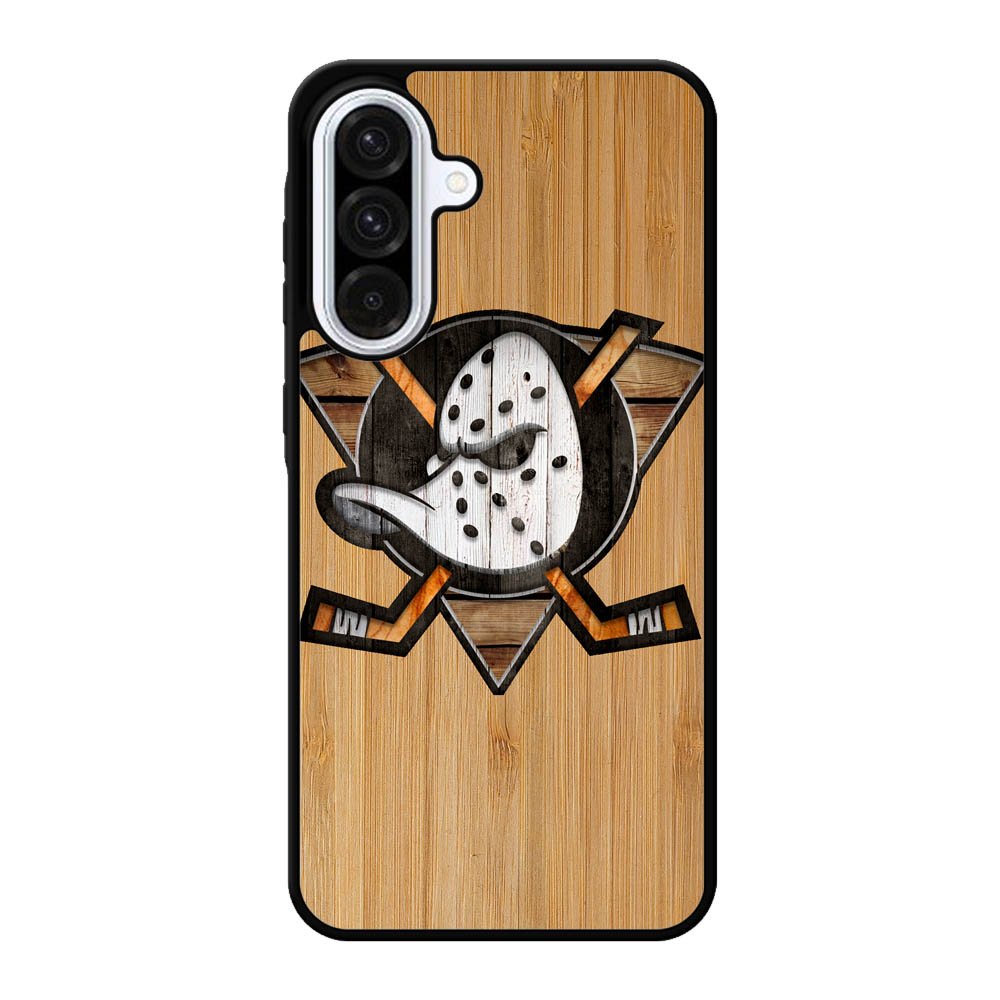 Anaheim Ducks logo wood Samsung Galaxy A56 Case BC1417