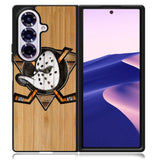 Anaheim Ducks logo wood Samsung Galaxy Z Fold 7 5G Case BC1417