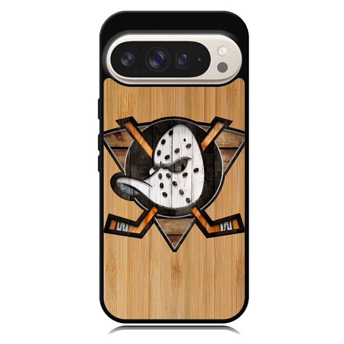 Anaheim Ducks logo wood Google Pixel 10 Pro XL Case BC1417